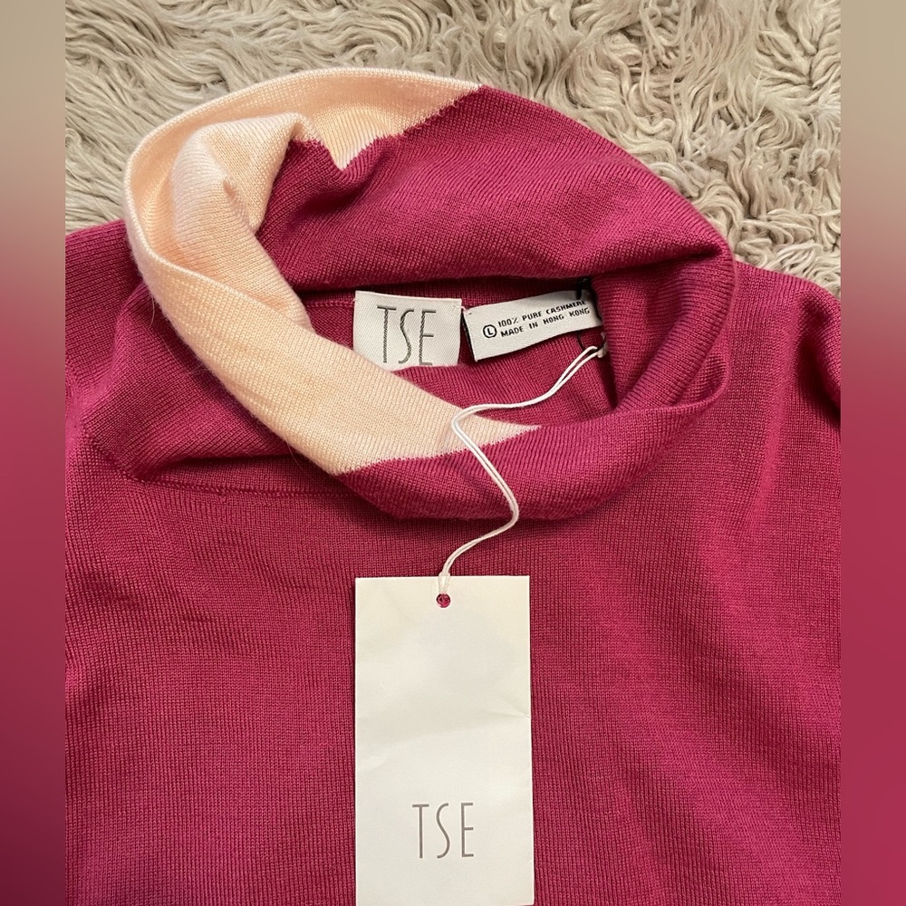 TSE Cashmere womens turtleneck top